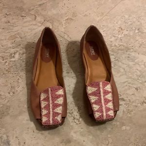 MTNY beaded Flats